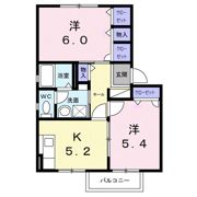 エスポワールAの間取り画像
