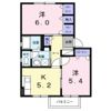 エスポワールAの間取り画像