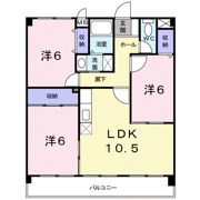 ソレイユ二番館の間取り画像