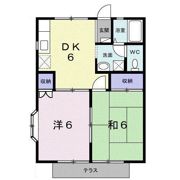 笠原コーポAの間取り画像