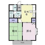 笠原コーポBの間取り画像