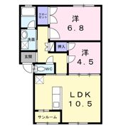 ル・ビジューの間取り画像