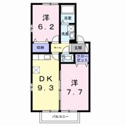 デュークB棟の間取り画像