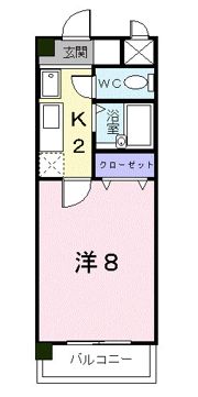 リーブラ都府楼壱番館の間取り画像