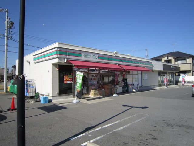 近くのローソンストア100 岡崎矢作まで500m(徒歩7分)