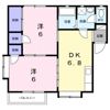 クエストイナバBの間取り画像