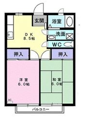 ボヌール金子の間取り画像