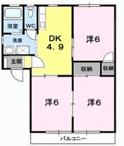 パークハイツⅡの間取り画像