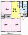 パークハイツⅡの間取り画像