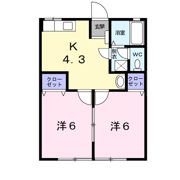 シティハイム見和の間取り画像