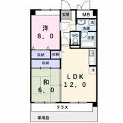 リバーサイドWillowの間取り画像