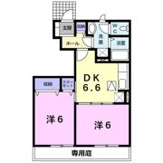 ソレイユ冨貴Aの間取り画像