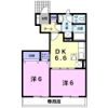 ソレイユ冨貴Aの間取り画像