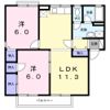 ガーデンシティ桜町D棟の間取り画像