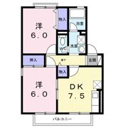 ガーデンシティ桜町E棟の間取り画像