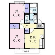 ガーデンシティ桜町E棟の間取り画像