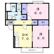 ガーデンシティ桜町G棟の間取り画像