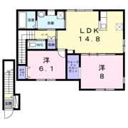 ブリスの間取り画像