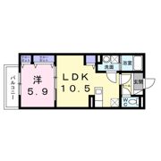 Haru江坂Westの間取り画像