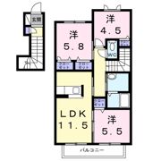 シャーメゾン西庄B棟の間取り画像