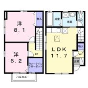 ガーデンシティ桜町K棟の間取り画像