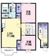 ラフィーネ旭町の間取り画像