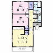 セレッソハイツYの間取り画像