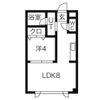 オークラパレスN12の間取り画像