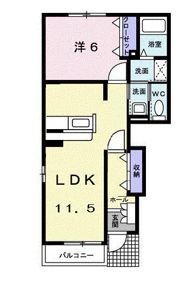 メロディハウス メゾピアノの間取り画像