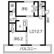 香風館 壱番の間取り画像