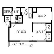 アトレ福住の間取り画像