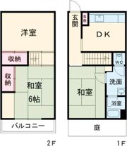 共栄住宅アパートの間取り画像