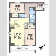 CLASSEUM連坊Ⅲの間取り画像