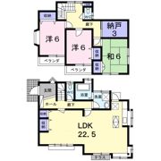 桶川市泉2丁目戸建ての間取り画像