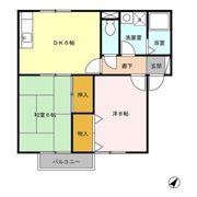 セジュール杉本 ABの間取り画像