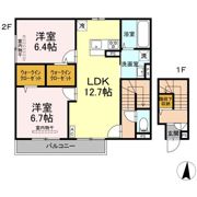 (仮称)D-ROOM桂台の間取り画像