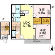 (仮称)D-ROOM桂台の間取り画像