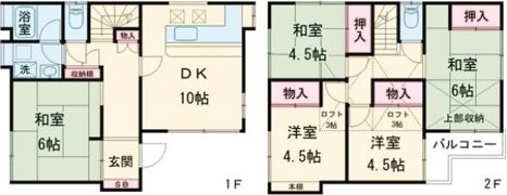 北烏山3丁目戸建ての間取り画像