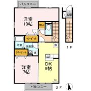 クラウン ヒル B棟の間取り画像