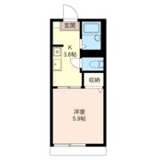 クレセント 上福岡の間取り画像