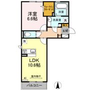 Dーroom荒井東の間取り画像