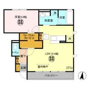 スカイブルー Hの間取り画像