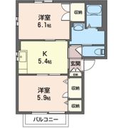 シャーメゾン四番館の間取り画像