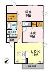 サザングレイス Aの間取り画像