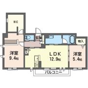 プレジールの間取り画像