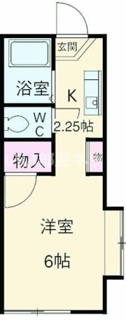 ドミトリー桜橋の間取り画像
