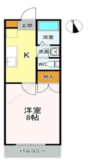 アミューズシバタC棟の間取り画像