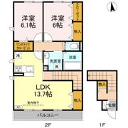 ドエルメイツBの間取り画像