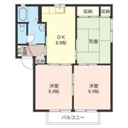 ヴィラ・コンフォートBの間取り画像