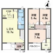 クレールの間取り画像